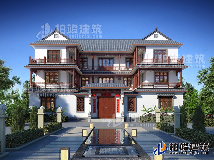 中式四合院房子设计图农村